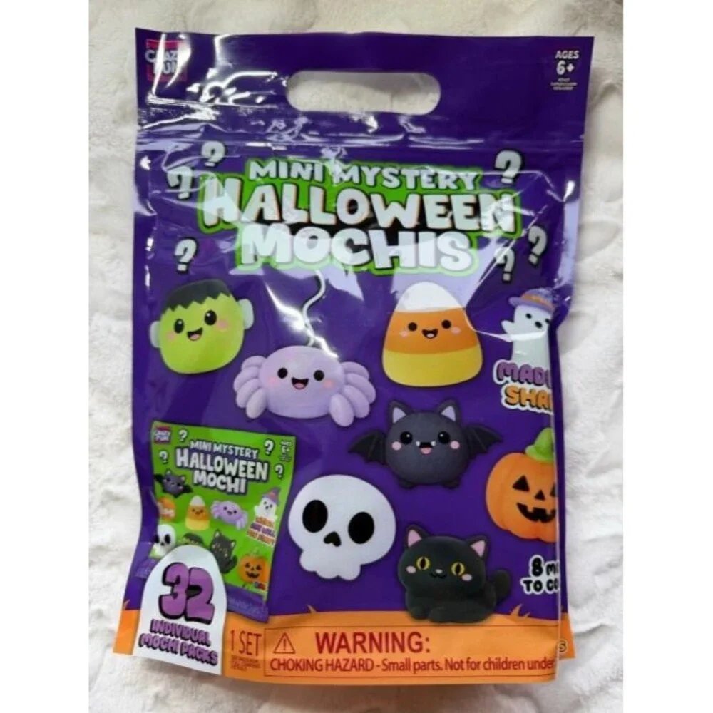 Crazy fun 32 pack Halloween mochis  & 4 pack Halloween squishes